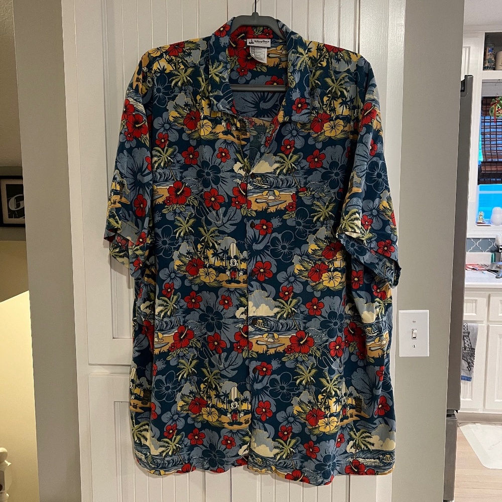 Disney Parks Rayon Aloha Shirt XXXL (3XL)
